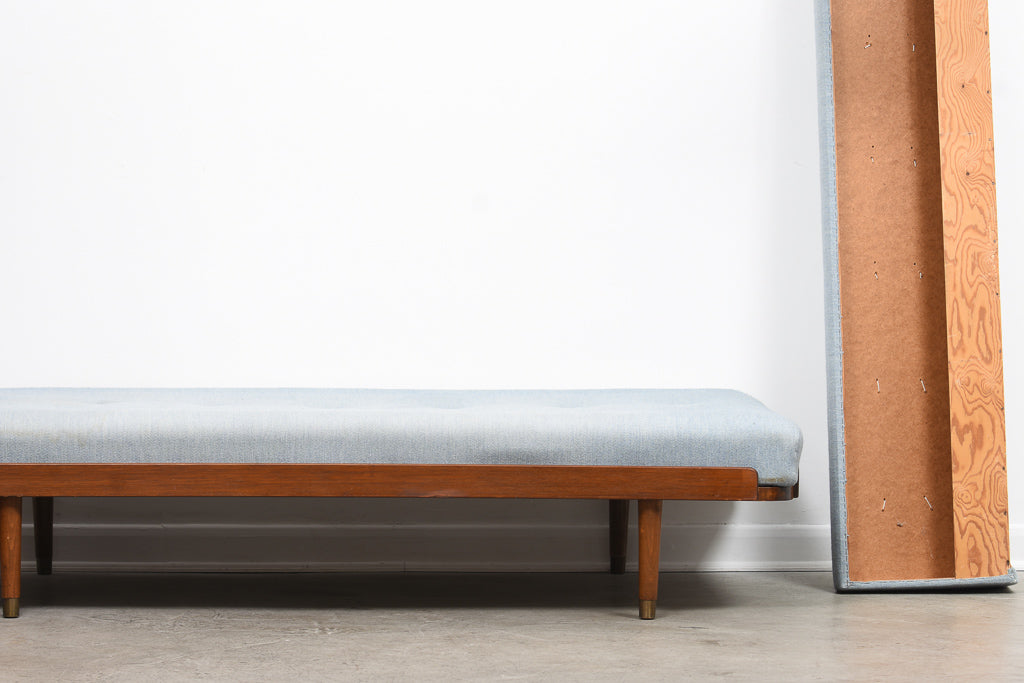 New upholstery included: 1950s Scandinavian daybed