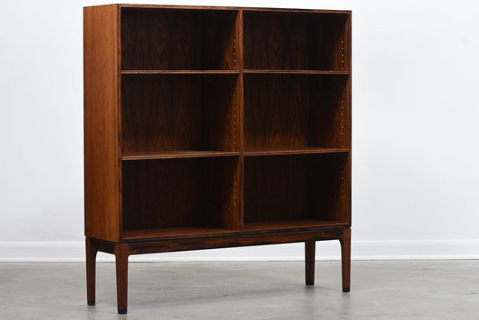 Rosewood bookcase with adjustable shelving