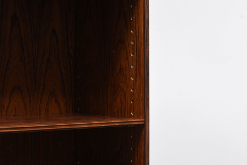 Rosewood bookcase with adjustable shelving