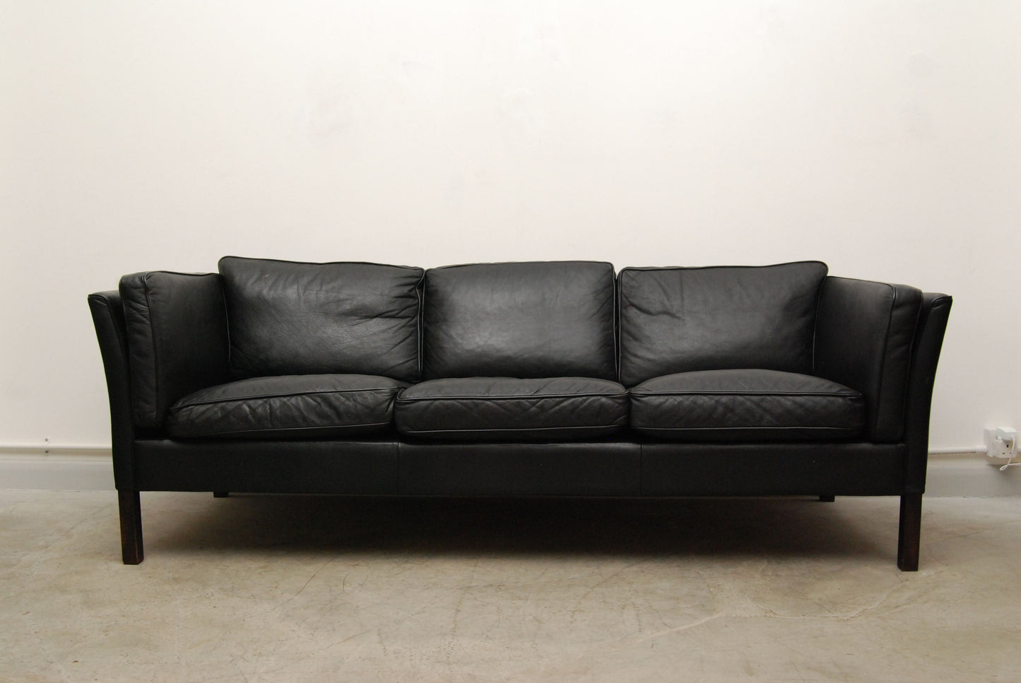 Three seat sofa by Stouby (black)