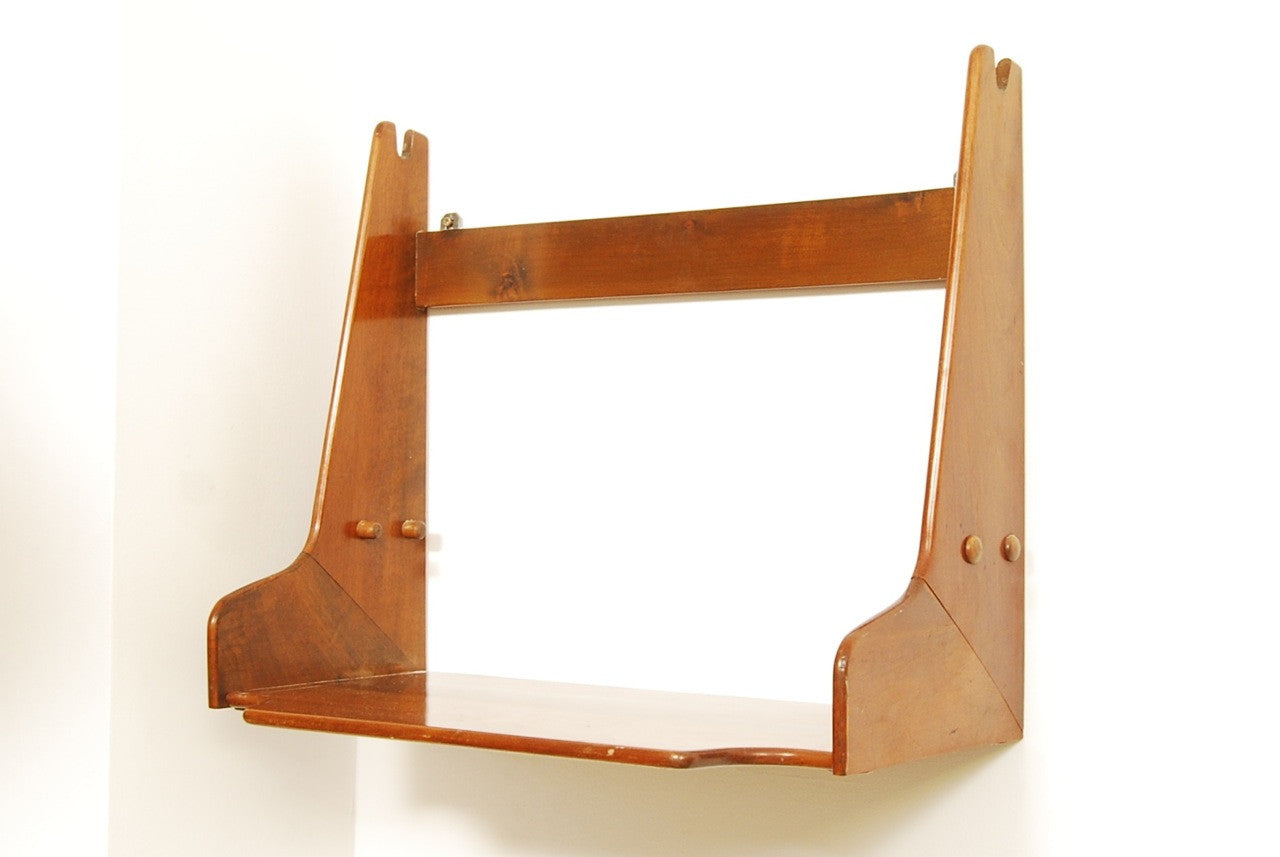 Shelf with mirror by Hans Wegner