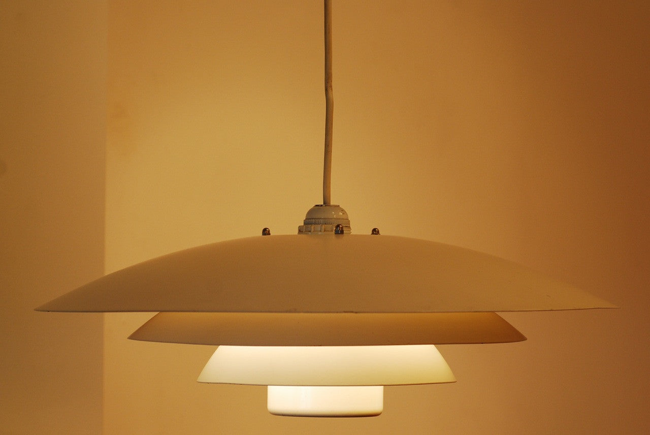 White ceiling light by Nordisk Solar Compagni