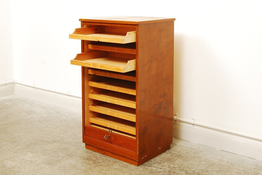 Beech filing cabinet