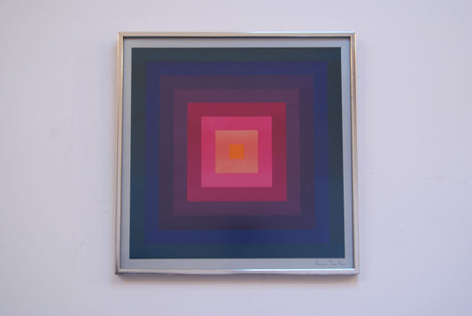 Framed poster by Verner Panton