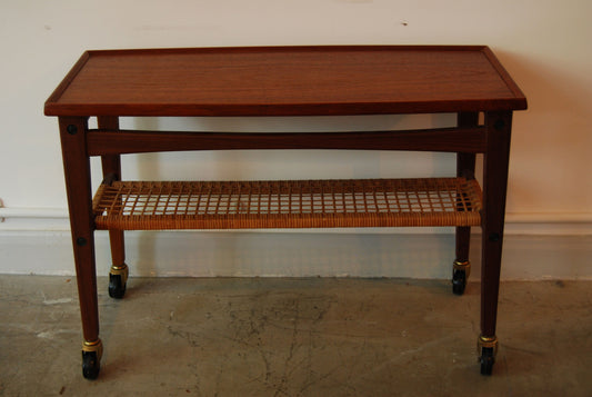 Small teak trolley