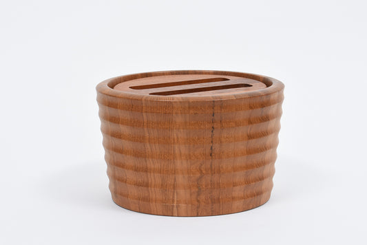 Vintage teak ice bucket by Scan Look