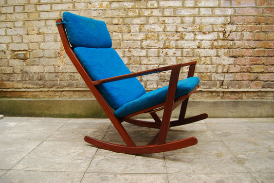 Teak rocking chair by Frem Rojle