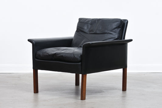 Model 500 leather lounger by Hans Olsen