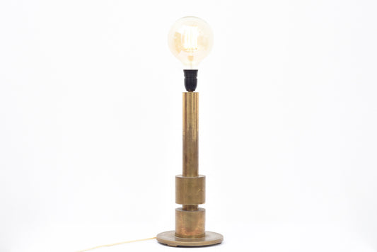 Vintage brass table lamp by Nordahl