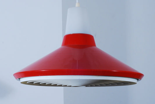 Red ceiling light