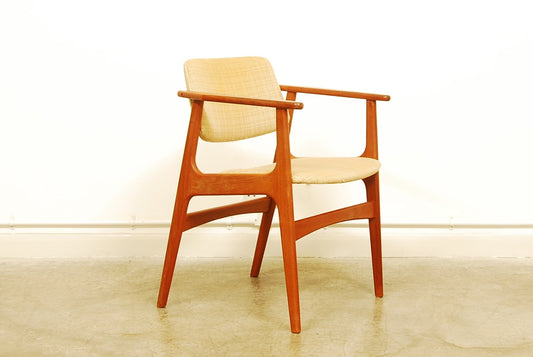 Pair of teak desk chairs no.2