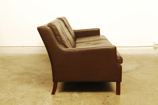 Three seat leather sofa