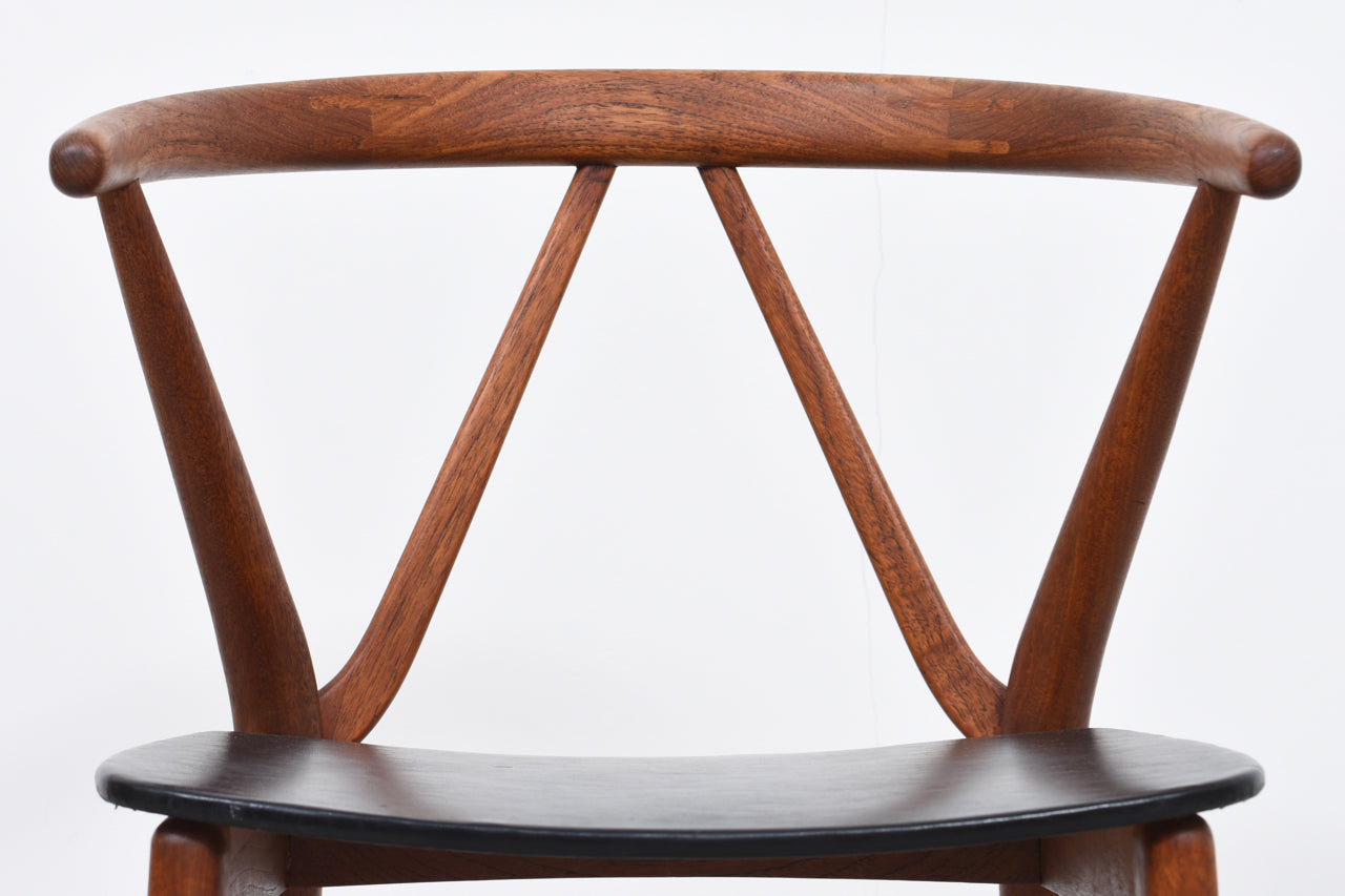 Six available: Model 225 dining chair by Henning Kjærnulf