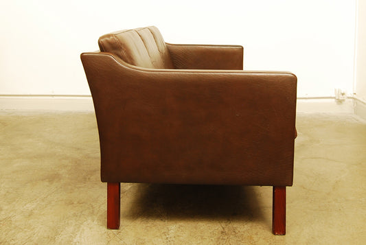 Three seat leather sofa