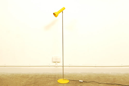 Yellow floor lamp