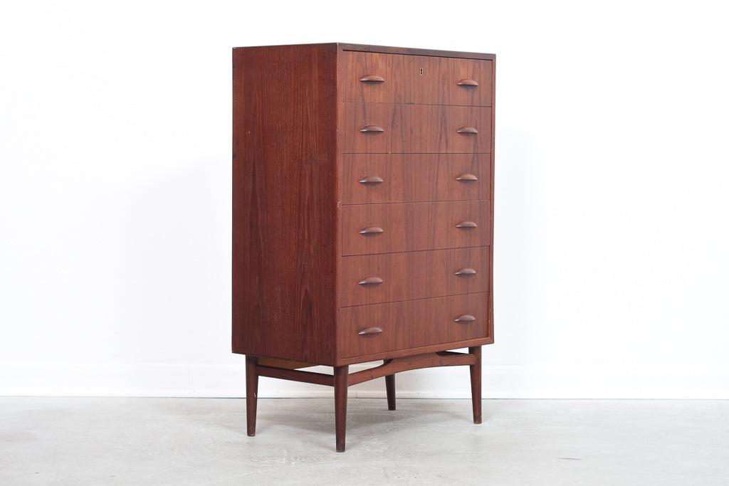 1960s teak chest of drawers