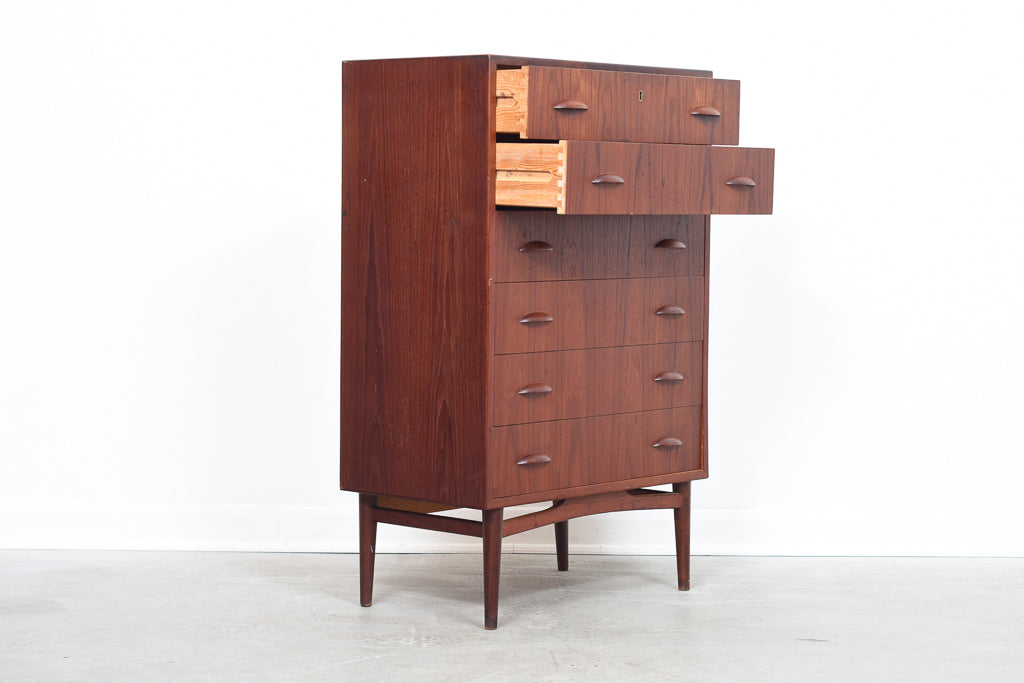 1960s teak chest of drawers