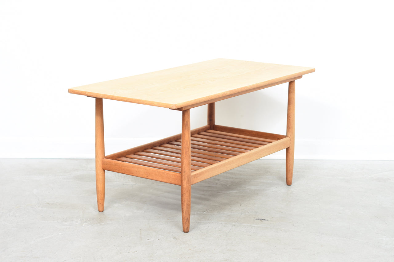 1960s oak coffee table