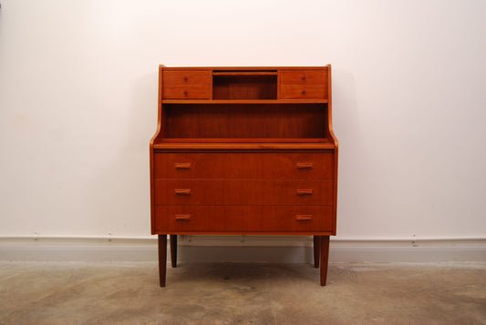 Teak secretary/vanity unit