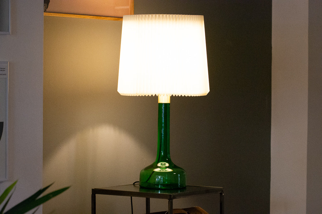 Model 343 glass table lamp by Le Klint