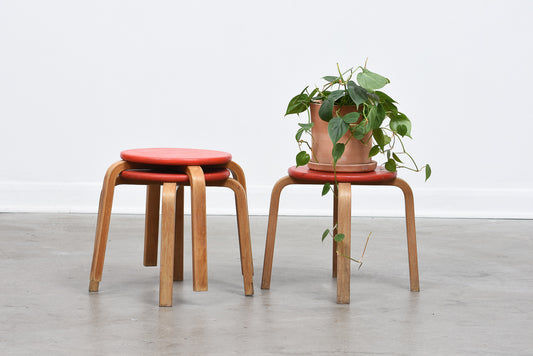 One left: 1970s children's stools / plant stands