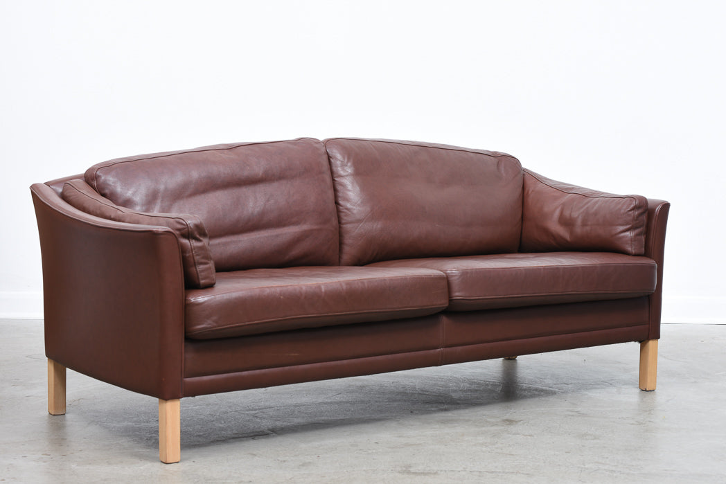 Two available: Two and a half seat sofa by Mogens Hansen