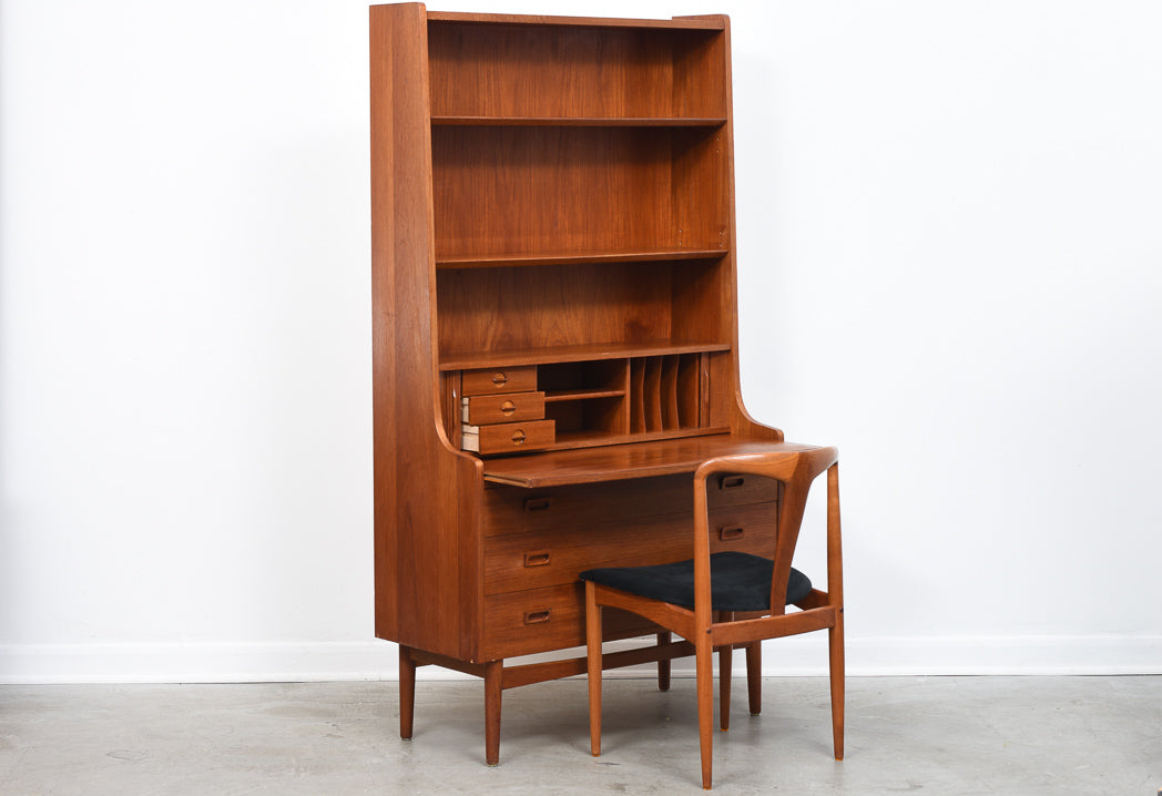 Teak secretary by Bornholm Møbelfabrik