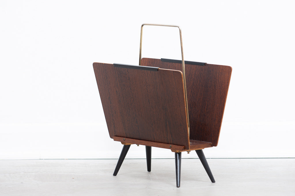 1960s rosewood magazine stand