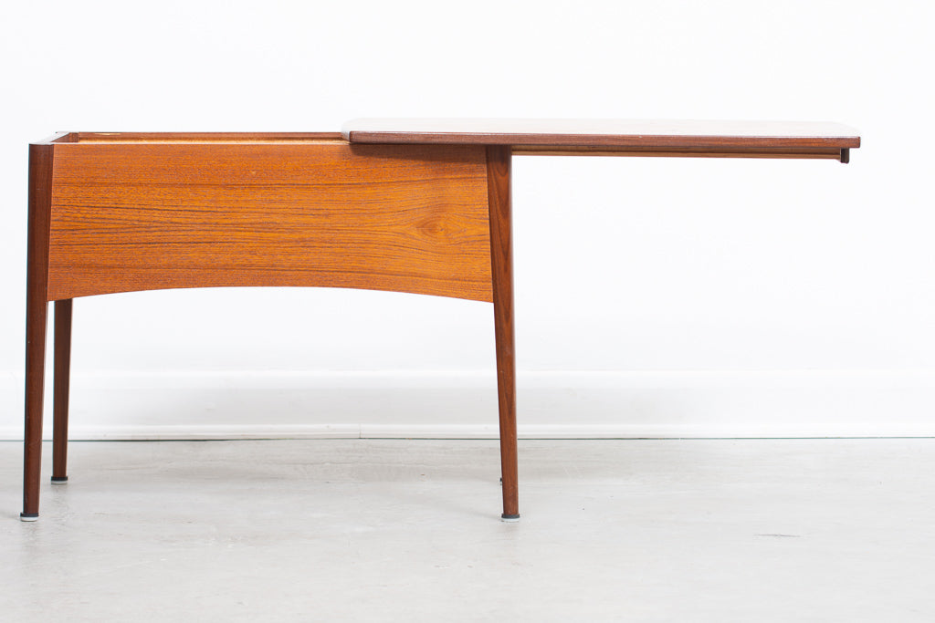 1960s teak coffee table with storage