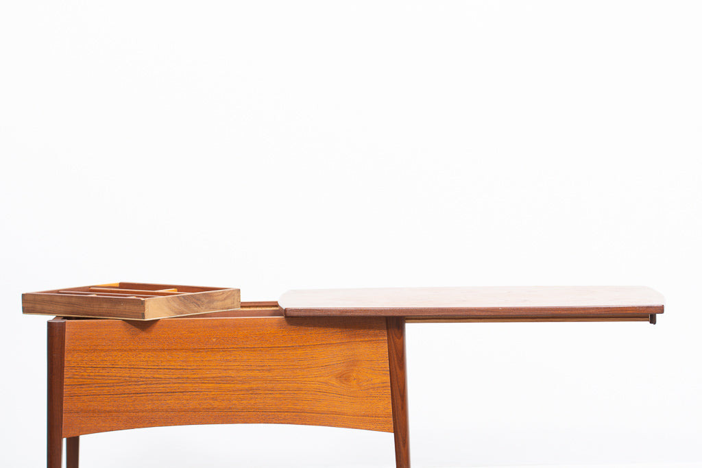 1960s teak coffee table with storage