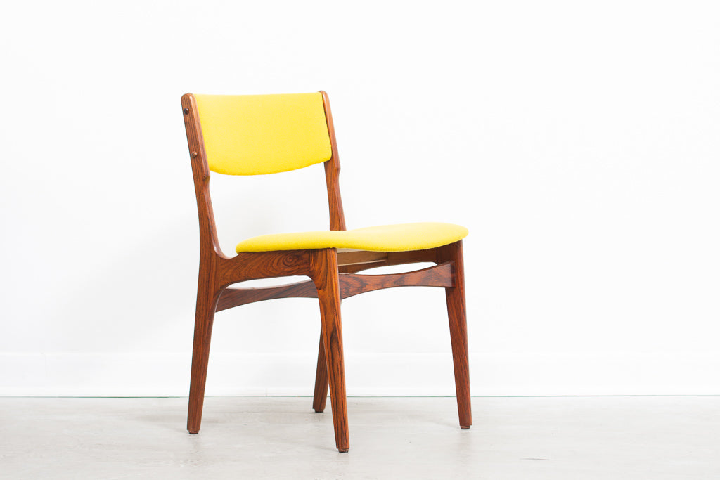 Set of four rosewood chairs by Erik Buch