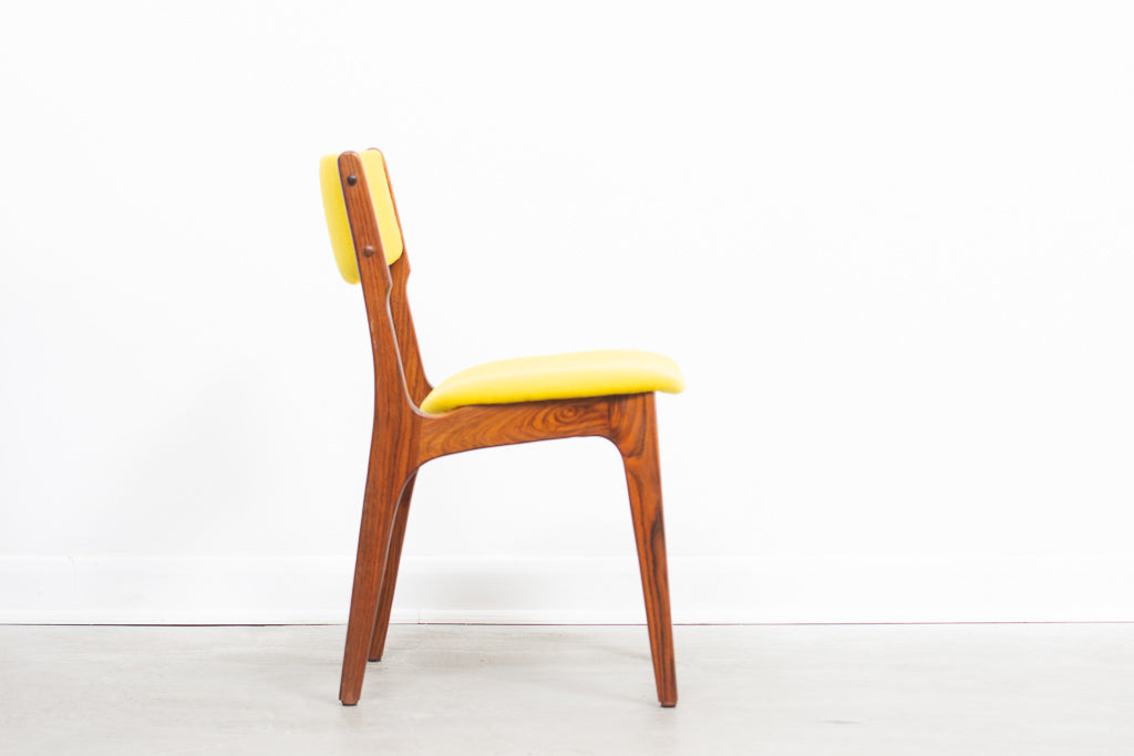 Set of four rosewood chairs by Erik Buch