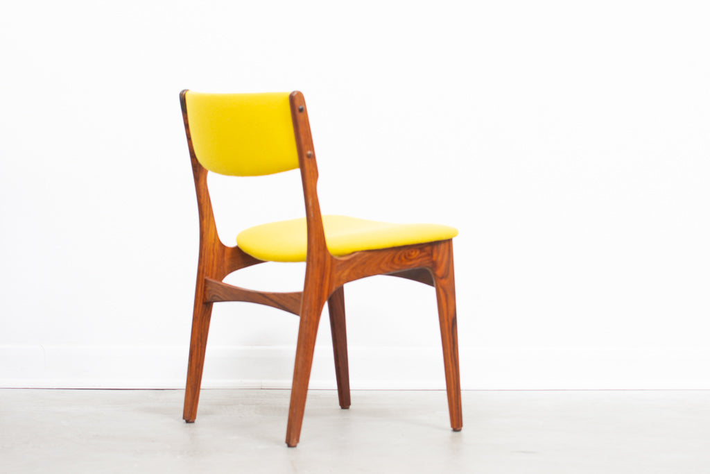 Set of four rosewood chairs by Erik Buch