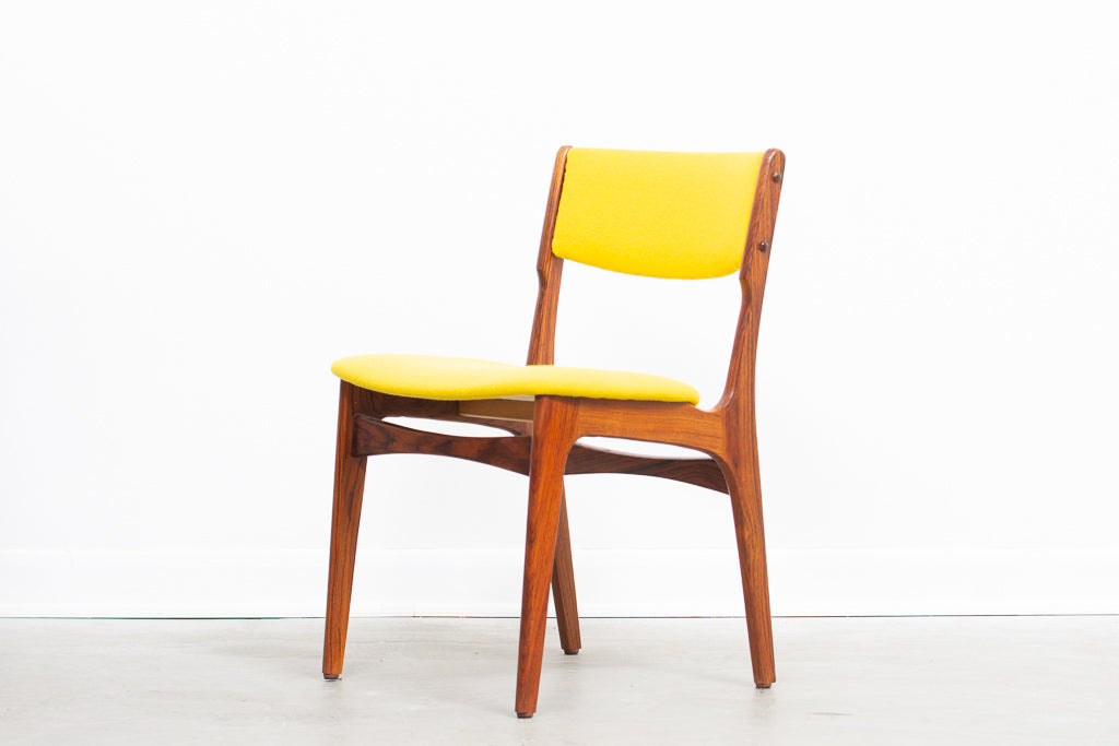 Set of four rosewood chairs by Erik Buch