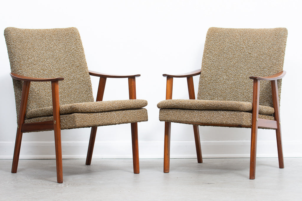 Two available: 1960s Norwegian easy chairs