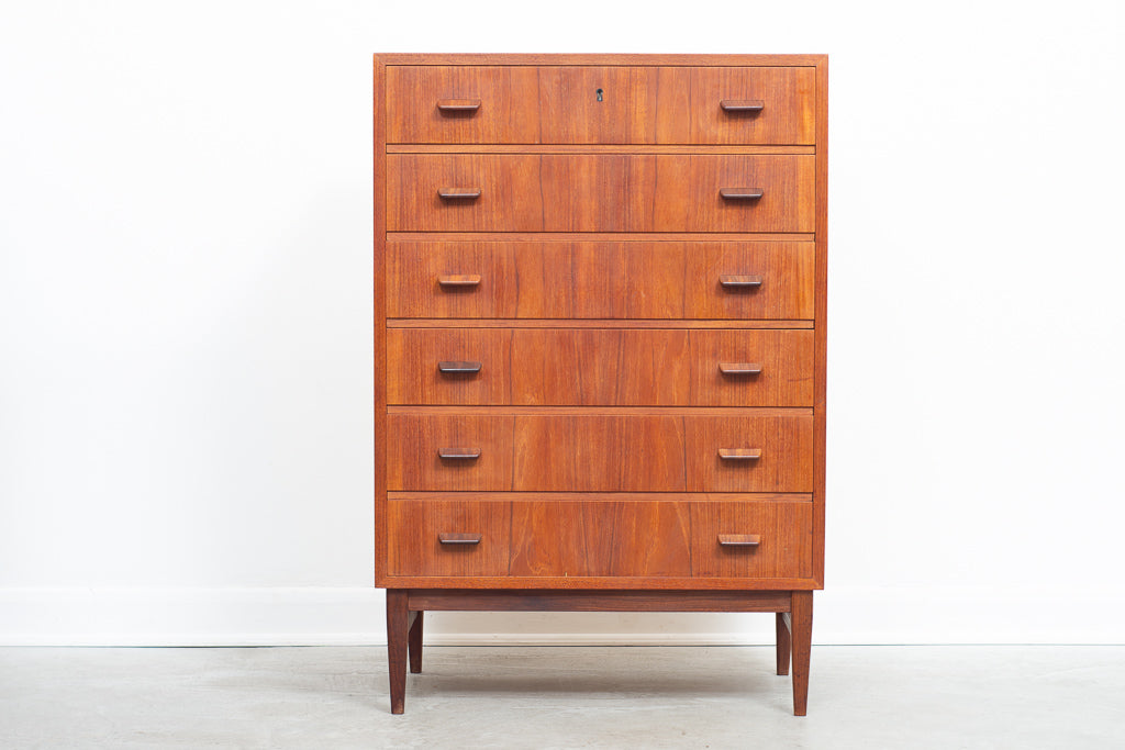 Danish teak chest of drawers