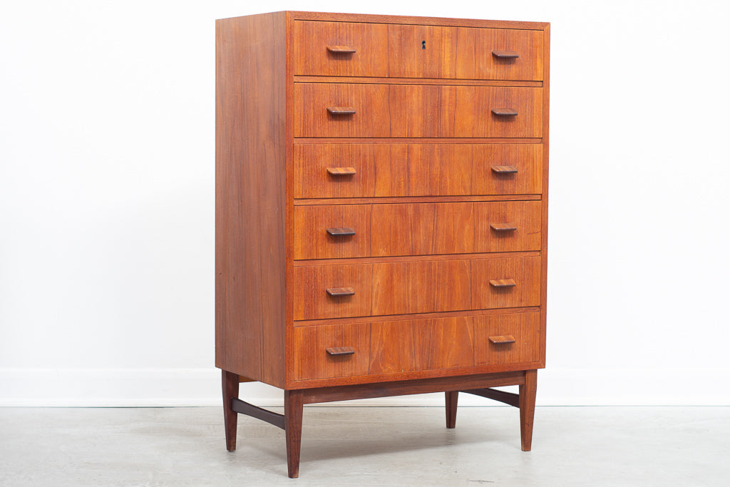 Danish teak chest of drawers