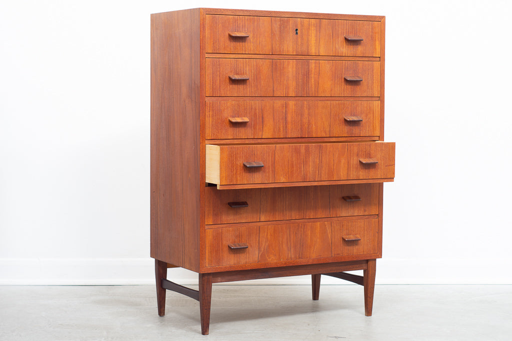 Danish teak chest of drawers