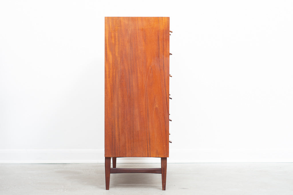 Danish teak chest of drawers