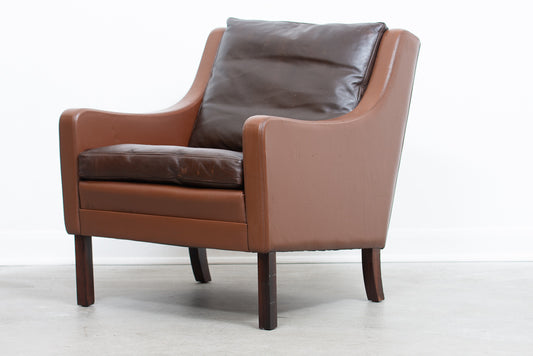 Leather club chair by G. Thams