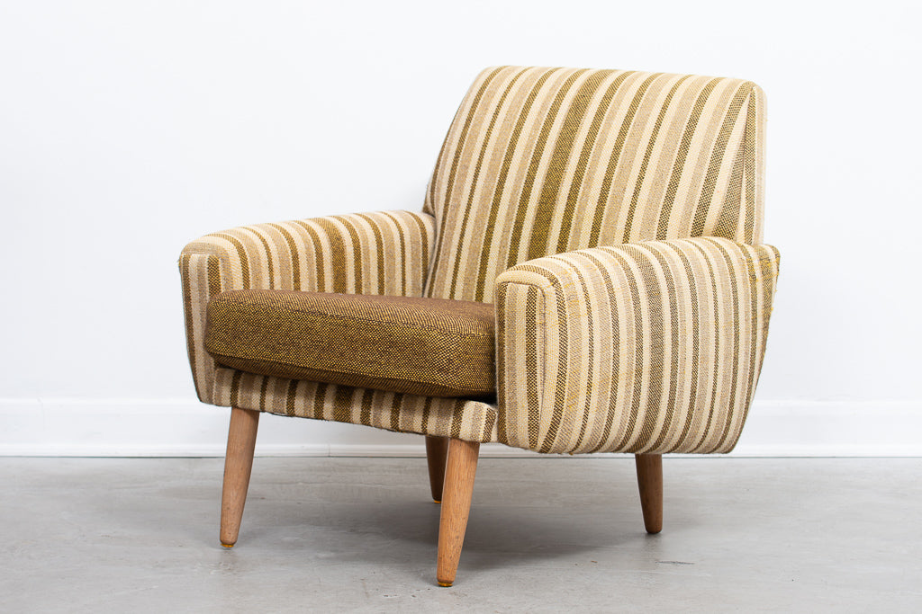 1960s Danish wool lounger