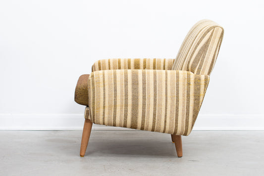 1960s Danish wool lounger