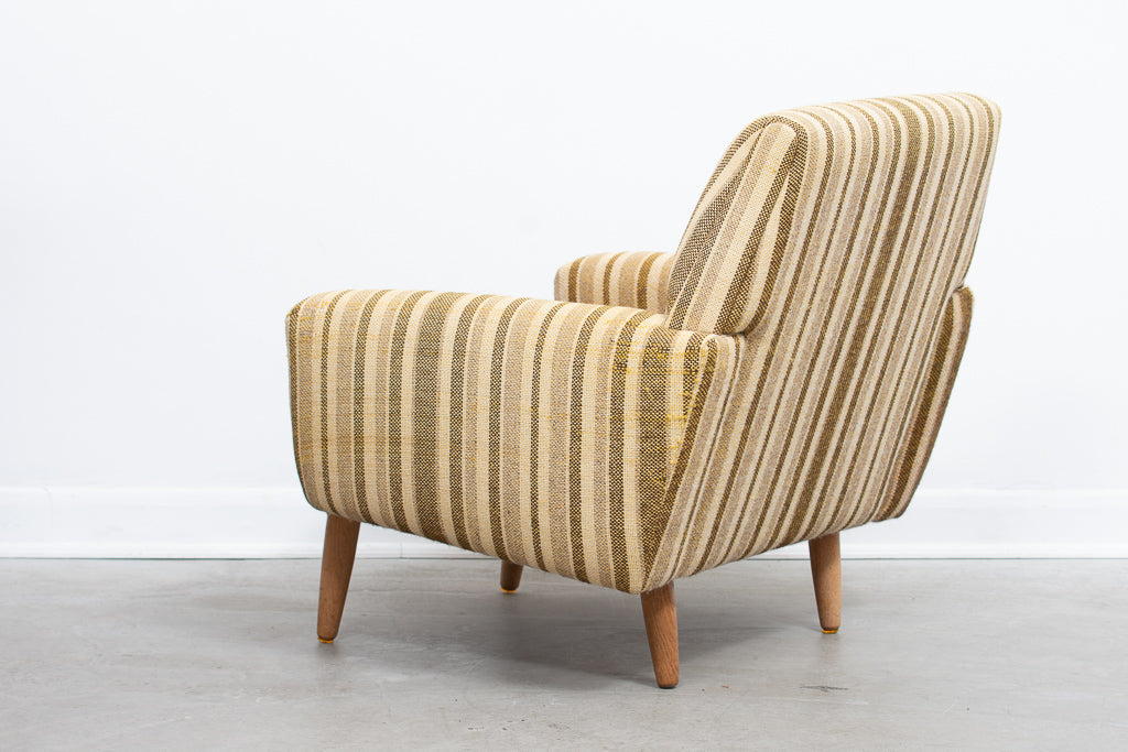 1960s Danish wool lounger