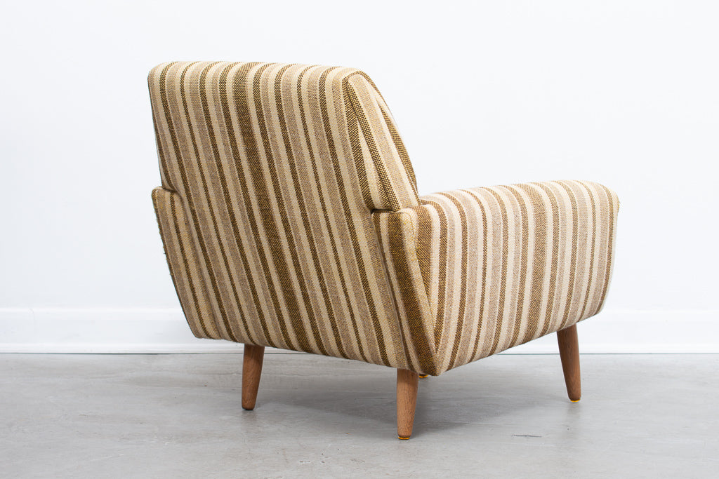 1960s Danish wool lounger