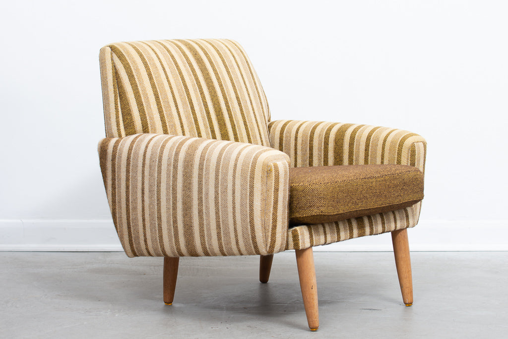 1960s Danish wool lounger