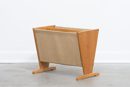 1970s oak magazine stand