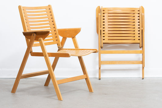 One left: Folding 'Rex' chairs by Niko Kralj