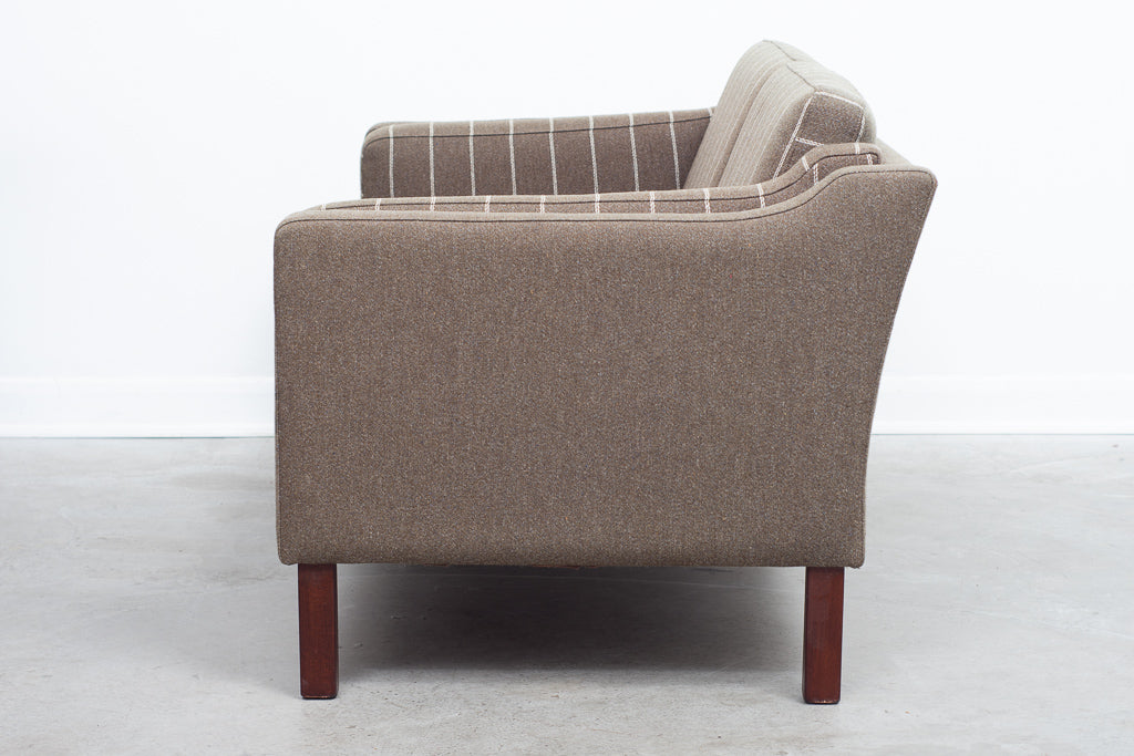Two seat wool sofa by Vemb