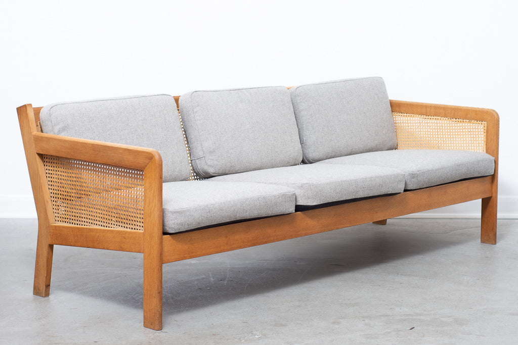 Three seat sofa by Bernt Petersen with reversible cushions