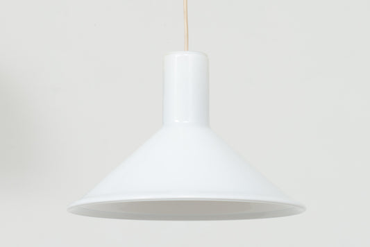 Glass ceiling lamp by Michael Bang for Holmegaard - White